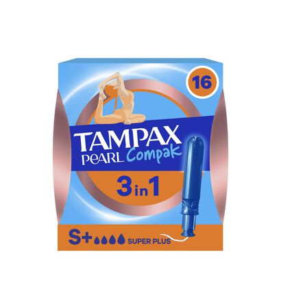 Tamp&otilde;es Pearl Compak Super Plus - TAMPAX -  - Imagem