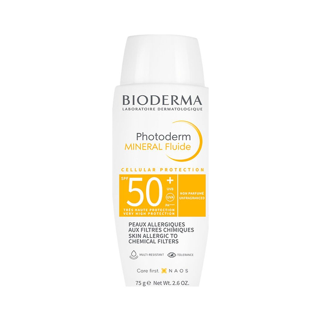 Photoderm Mineral Flu&iacute;do Rosto Pele Sens&iacute;vel SPF50+ - BIODERMA -  - Imagem 1