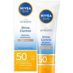 Nivea Sun - Creme UV Rosto Shine Control BB FP50, , hi-res