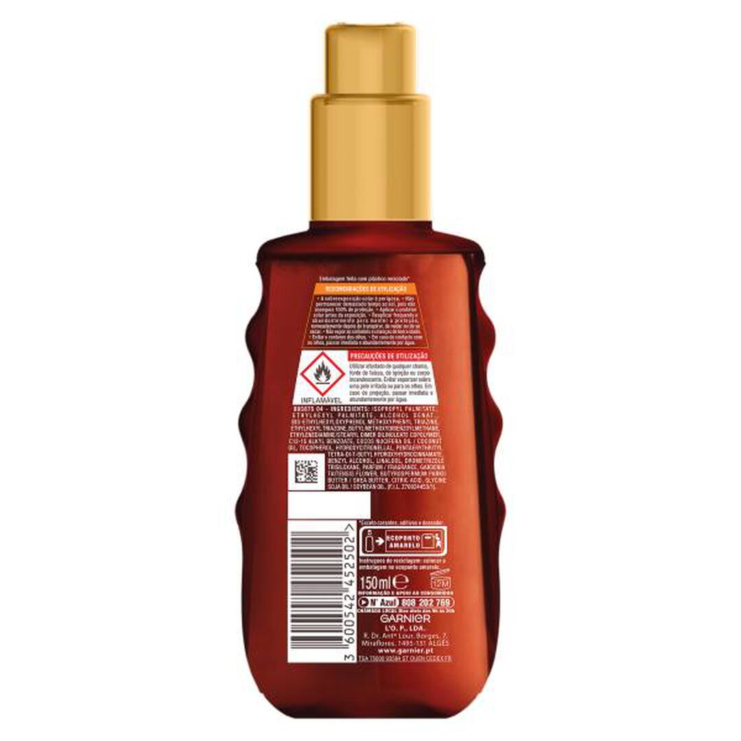 &Oacute;leo Protetor Ideal Bronze FPS30 - GARNIER AMBRE SOLAIRE - AMBRE SOLAIRE - Imagem 2