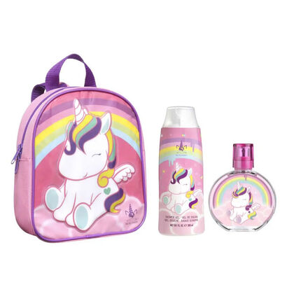 Eau my Unicorn Set Backpack + EDT 50 ml + Shower Gel 300 ml - Air-Val - AIR VAL CRIANÇA - Imagem