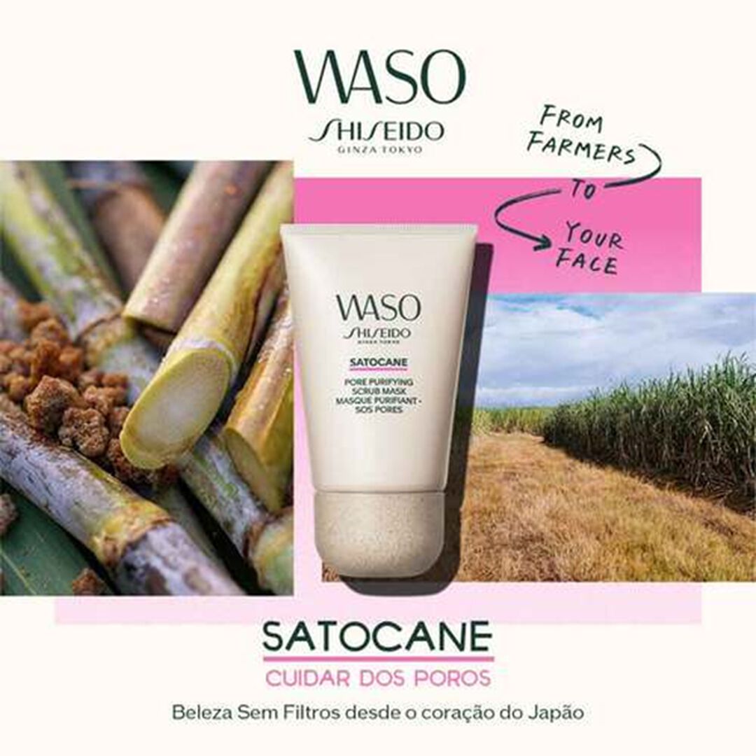 SATOCANE PORE PURIFYING SCRUB MASK - SHISEIDO - Waso - Imagem 6
