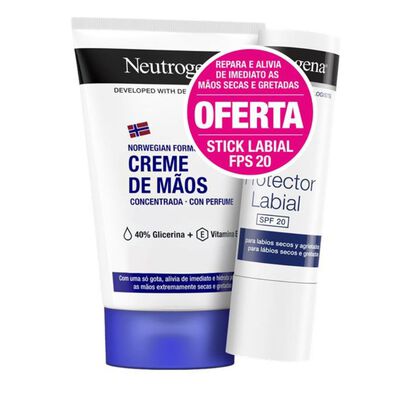 Promo Pack Creme de Mãos Concentrado + Stick Labial - NEUTROGENA -  - Imagem