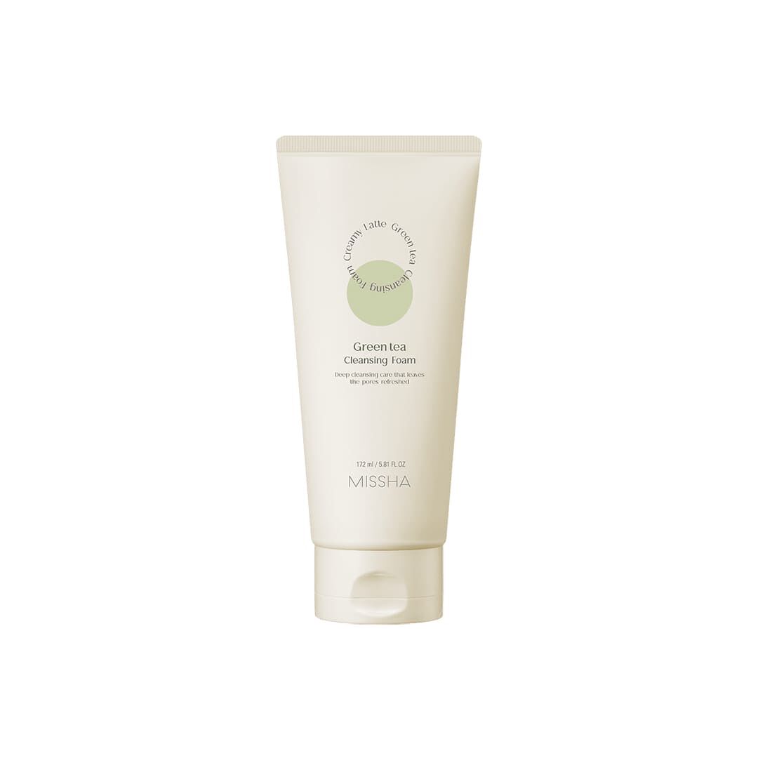 Creamy Latte Cleansing Foam - Green Tea - Missha -  - Imagem 1