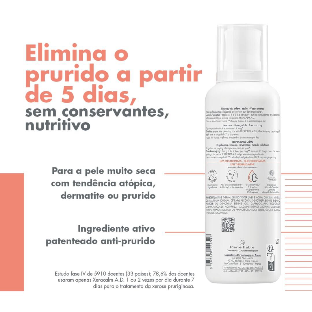 Xeracalm Creme&nbsp;Corpo Hidratante - AVENE -  - Imagem 3