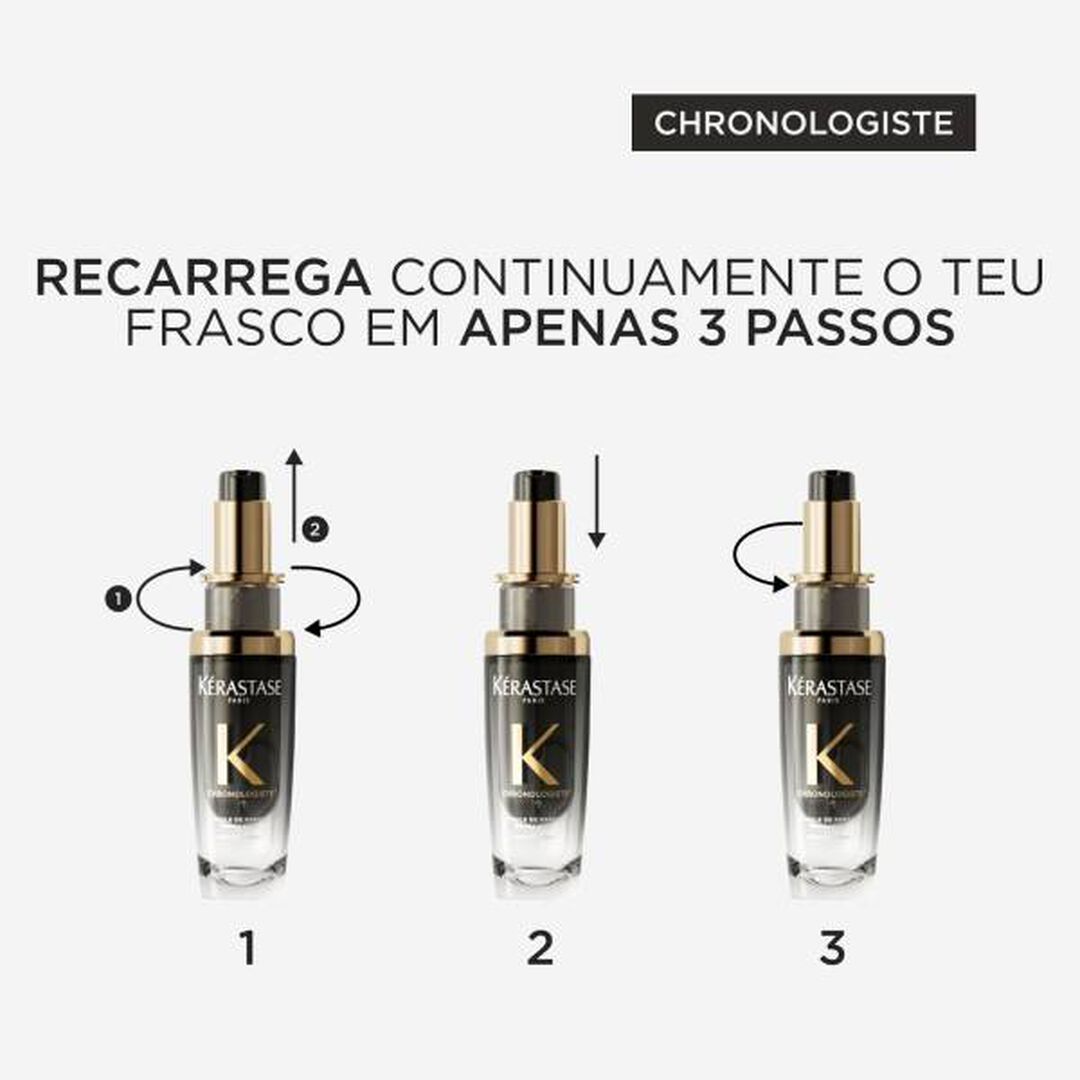 K&Eacute;RASTASE CHRONOLOGISTE, L'HUILE DE PARFUM RECARREG&Aacute;VEL - KERASTASE - Chronologiste - Imagem 6