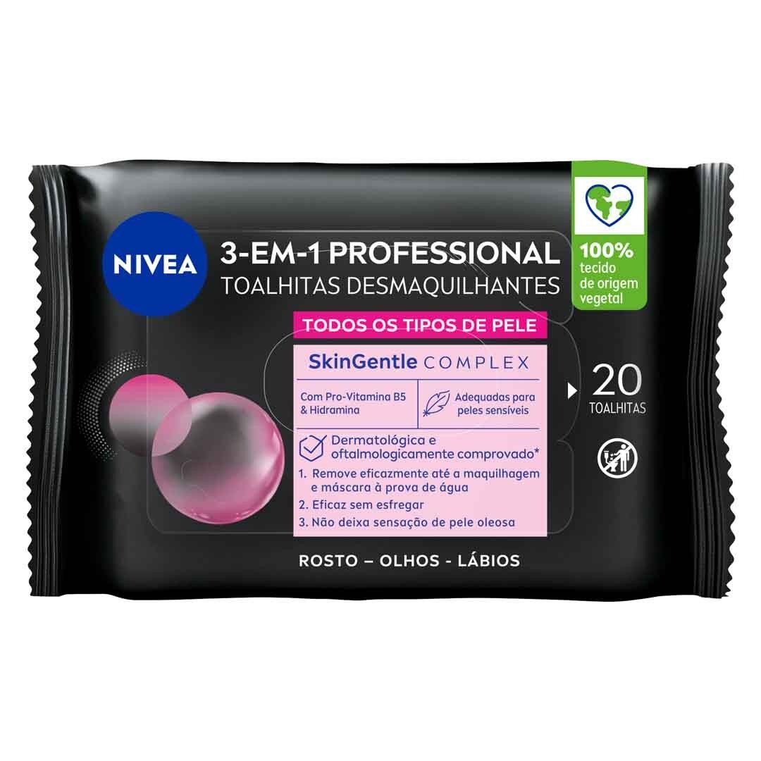 Toalhitas de Limpeza Desmaquilhantes MicellAIR Professional* - NIVEA -  - Imagem 1