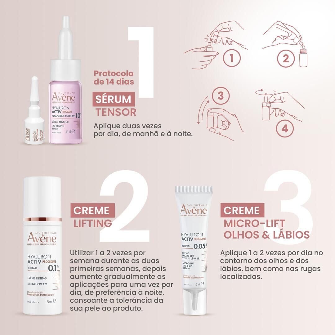 Hyaluron Activ Procedure Creme Lifting Rugas e Luminosidade - AVENE -  - Imagem 4
