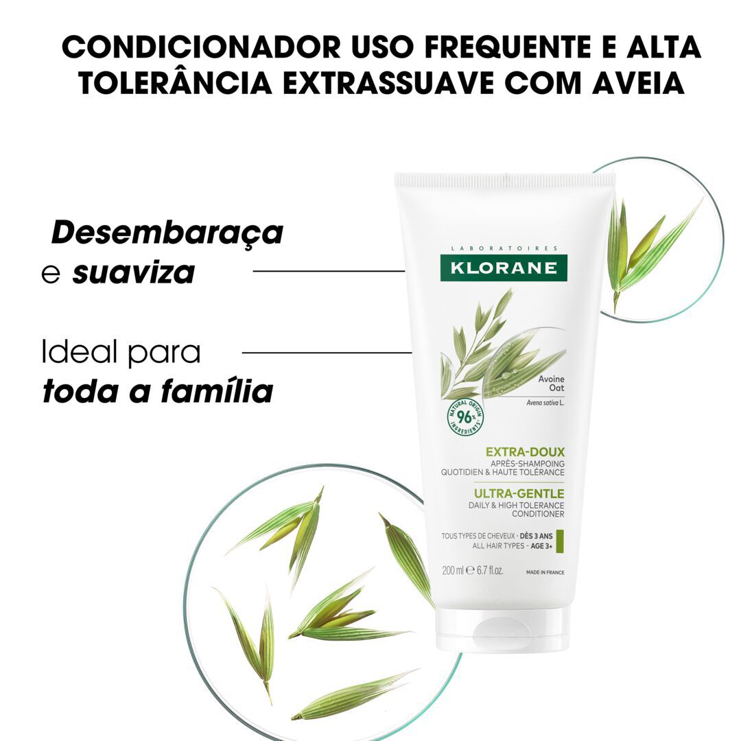 Condicionador Aveia - KLORANE -  - Imagem 5