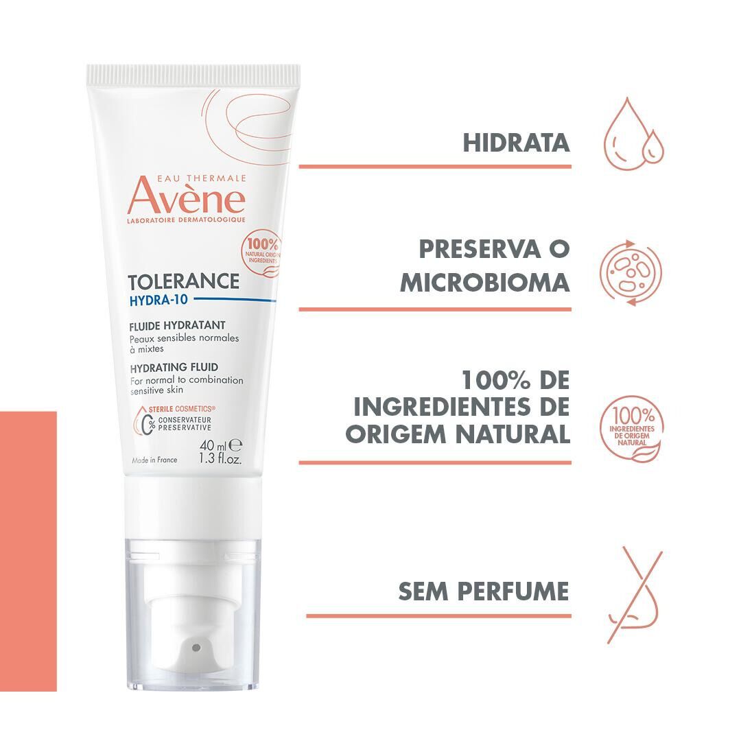 Tolerance Hydra10 Flu&iacute;do Hidratante - AVENE -  - Imagem 3