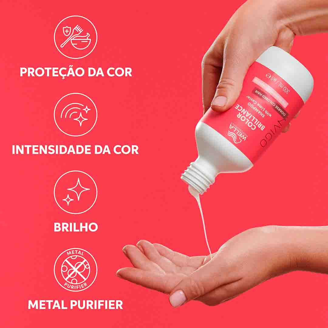 Champô Color Brilliance Para Cabelo Espesso - WELLA HAIR CARE - Invigo - Imagem 2