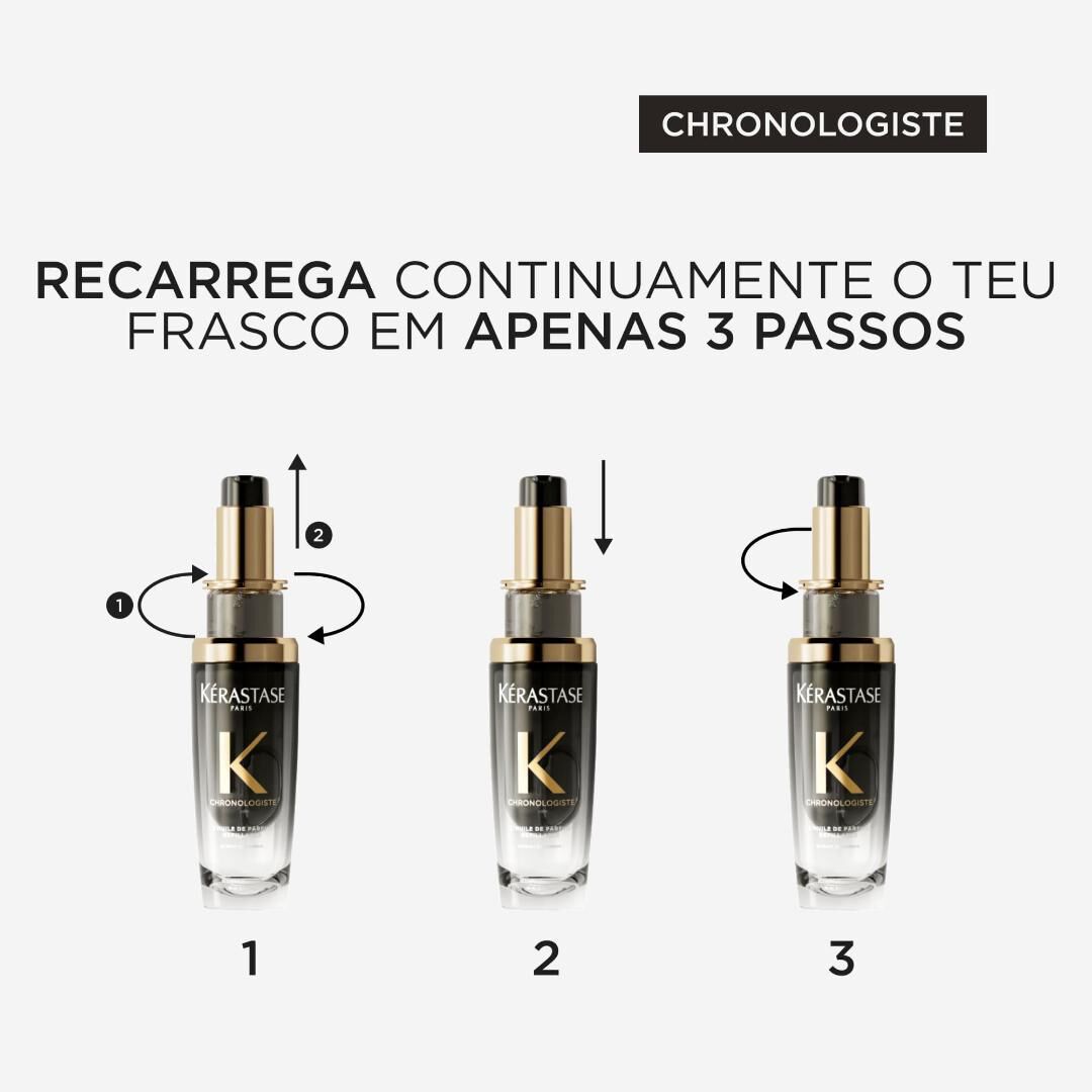K&Eacute;RASTASE CHRONOLOGISTE, L'HUILE DE PARFUM RECARGA - KERASTASE - Chronologiste - Imagem 7