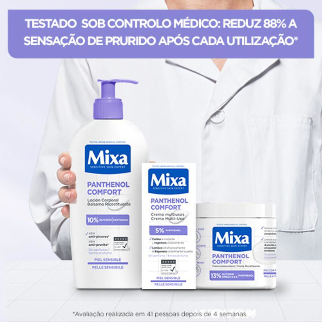 Lo&ccedil;&atilde;o Corporal Panthenol Comfort - MIXA -  - Imagem 10