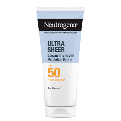Ultra Sheer Lo&ccedil;&atilde;o Invis&iacute;vel Hidratante SPF50 - NEUTROGENA -  - Imagem