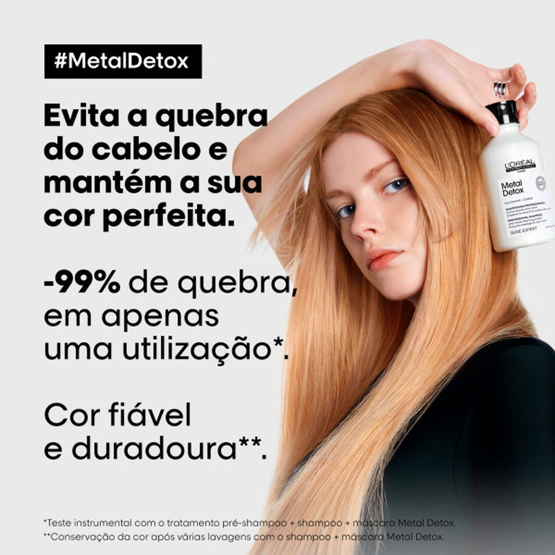 Champ&ocirc; - L'OR&Eacute;AL PROFESSIONNEL - Metal Detox - Imagem 10