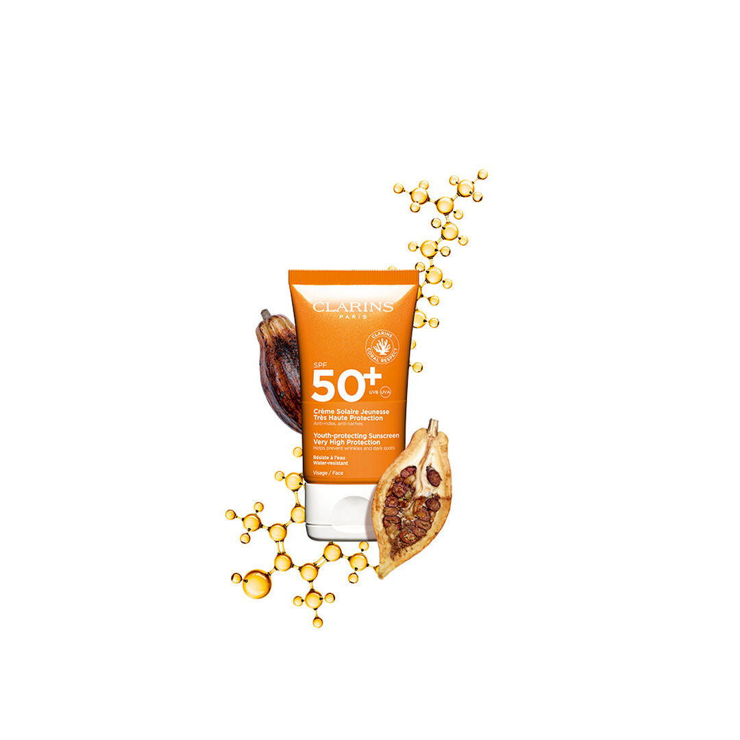 Crème Solaire Jeunesse Très Haute Protection UVB UVA 50+ - CLARINS - CLARINS SOLARES - Imagem 3