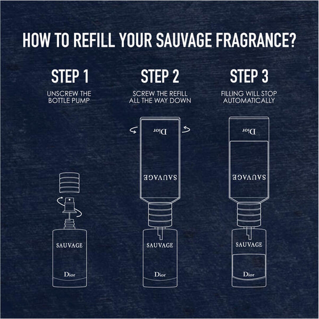 Recarga Parfum - Dior - SAUVAGE - Imagem 5