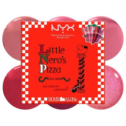 Coffret Glosses Rosas E Vermelhos - NYX Professional Makeup - Holiday 2024 Home Alone Collab - Imagem