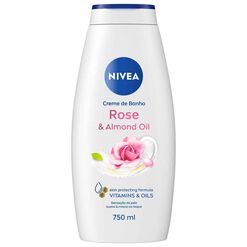 Creme Banho Rose & Almond Oil, , hi-res