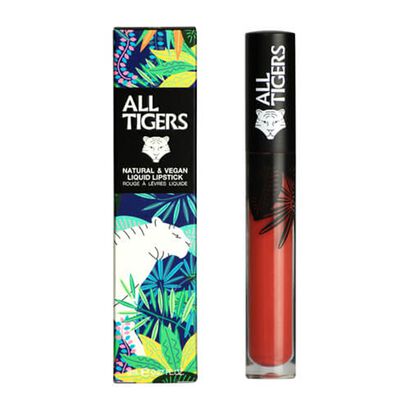 Natural & Vegan Matte Liquid Lipstick - ALL TIGERS -  - Imagem