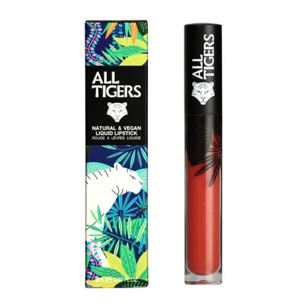 Natural & Vegan Matte Liquid Lipstick - ALL TIGERS -  - Imagem 1