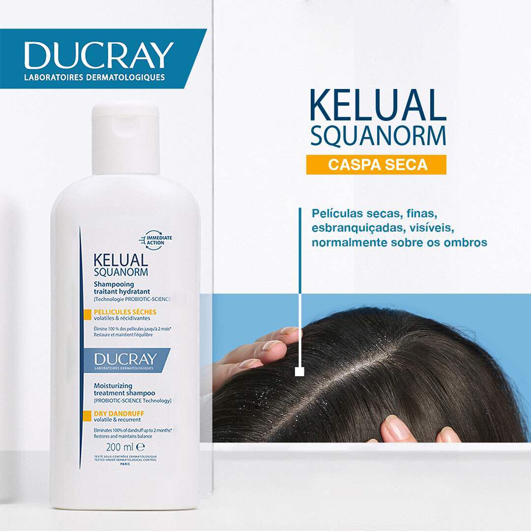 Kelual-Squanorm Champô Caspa Seca - DUCRAY -  - Imagem 3