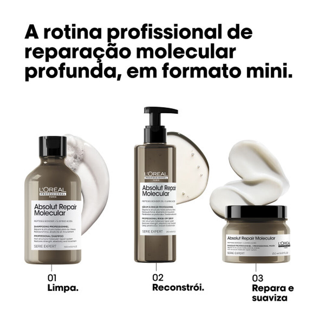 Absolut Repair Molecular M&aacute;scara - L'OR&Eacute;AL PROFESSIONNEL - SERIE EXPERT - Imagem 5