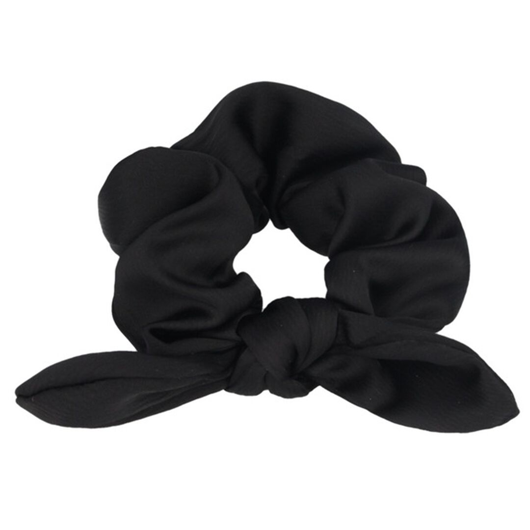 Scrunchie com la&ccedil;o preto (1 pe&ccedil;a) - PARSA BEAUTY - PARSA ACESSORIOS - Imagem 3
