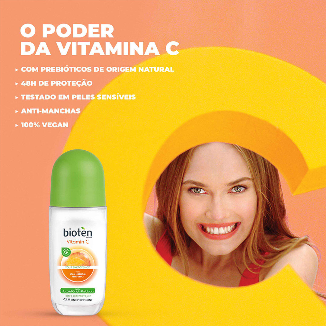Deo Roll On Vitamin C - BIOTEN -  - Imagem 3