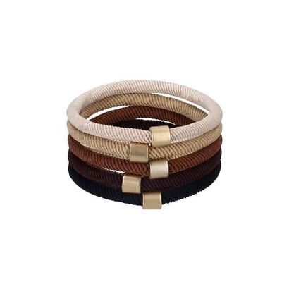 Elásticos de cordão com detalhe metálico - CGT - ELASTICOS - Imagem