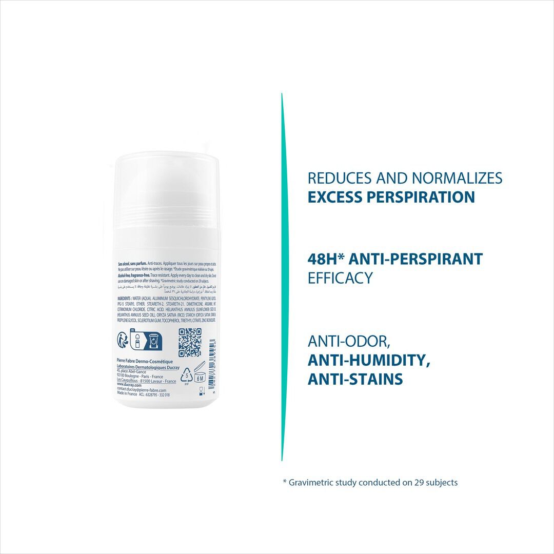 Ducray Hidrosis Roll-On 40ML - DUCRAY -  - Imagem 6