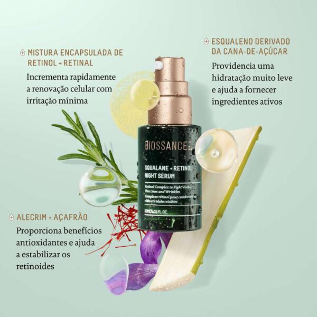 Squalane + Retinol Night Serum - Biossance -  - Imagem 3