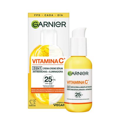 SkinActive Vitamina C Creme Sérum SPF25 - GARNIER -  - Imagem