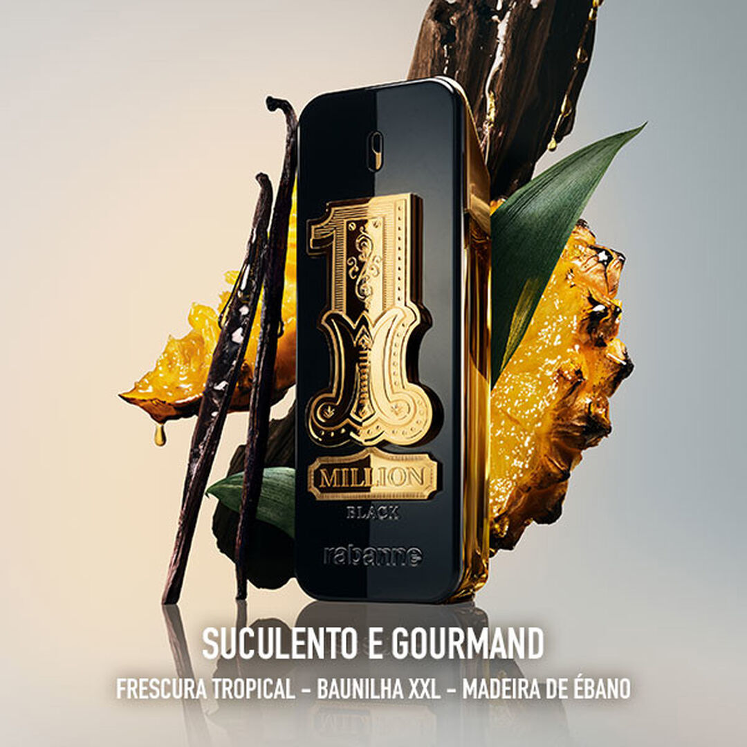 Black Eau de Parfum - RABANNE - 1 MILLION - Imagem 4