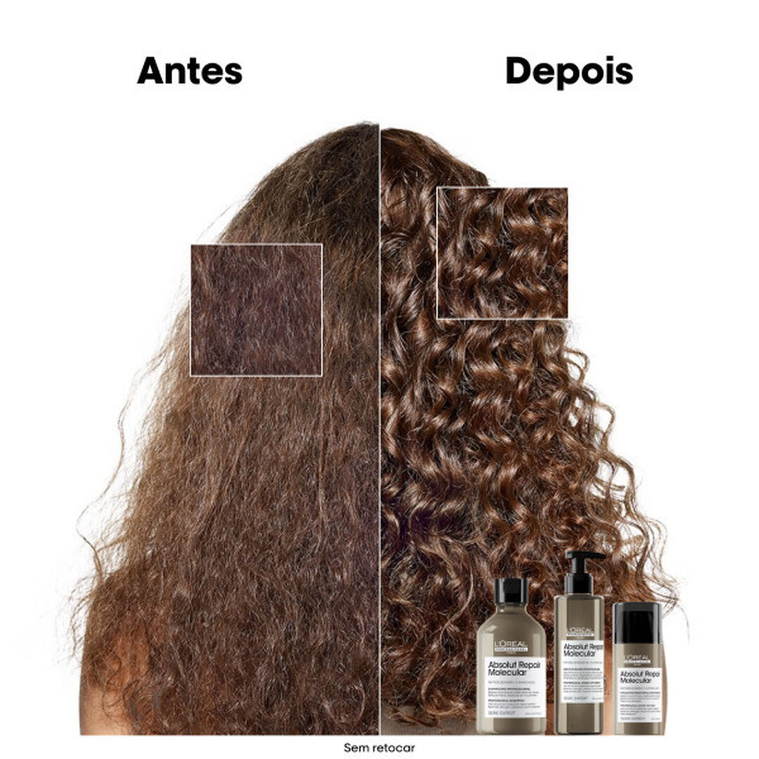 Recarga de Shampoo Absolut Repair Molecular - L'OR&Eacute;AL PROFESSIONNEL - SERIE EXPERT - Imagem 13