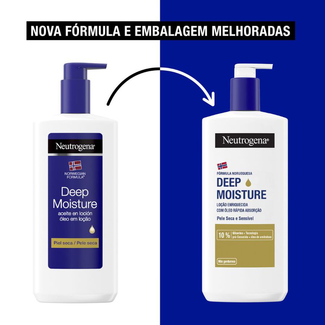 Promo Pack Corpo Óleo em Loção Hidratação Profunda - NEUTROGENA -  - Imagem 5
