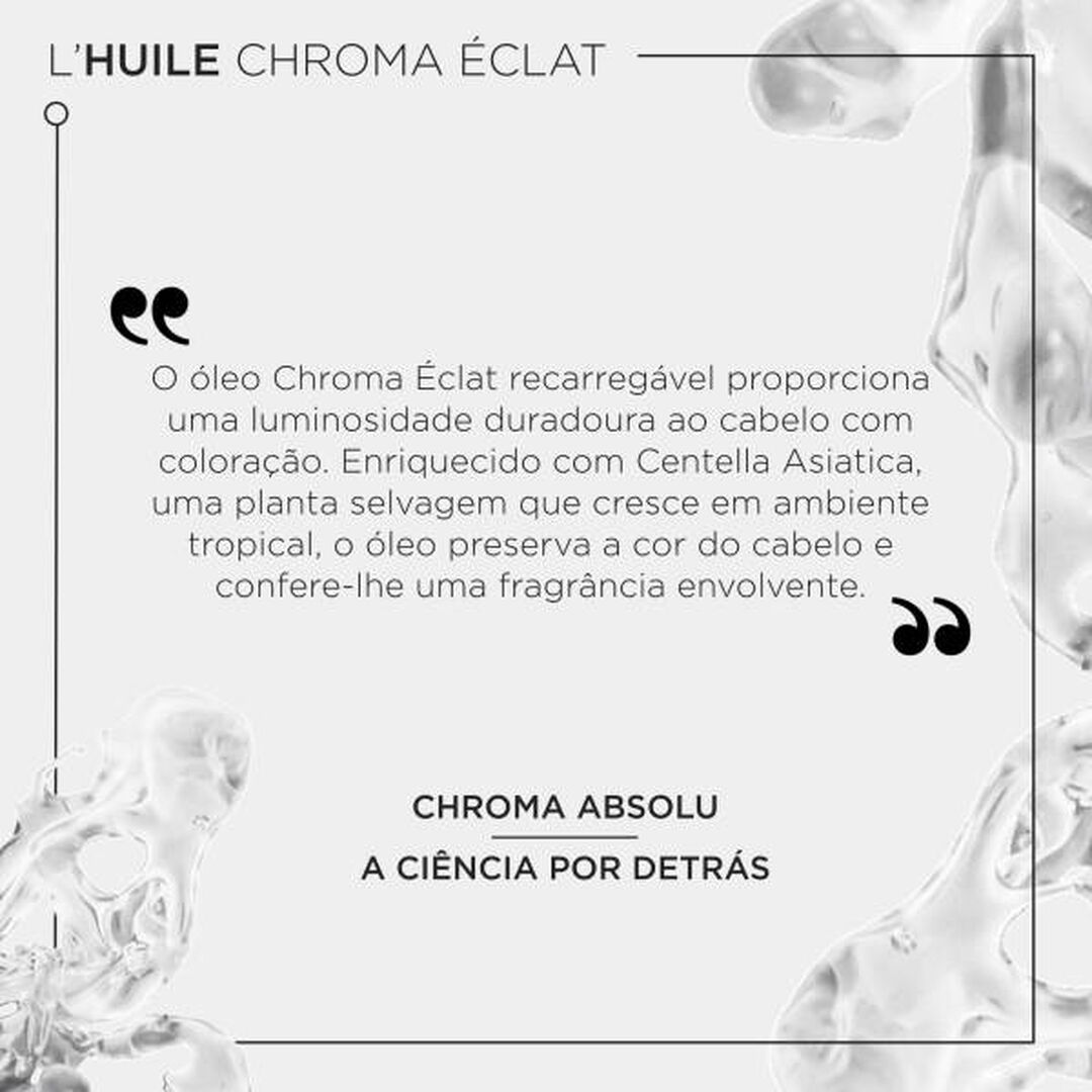 &Oacute;LEO SUBLIMADOR DE BRILHO  L'HUILE CHROMA &Eacute;CLAT - KERASTASE - Chroma Absolu - Imagem 5