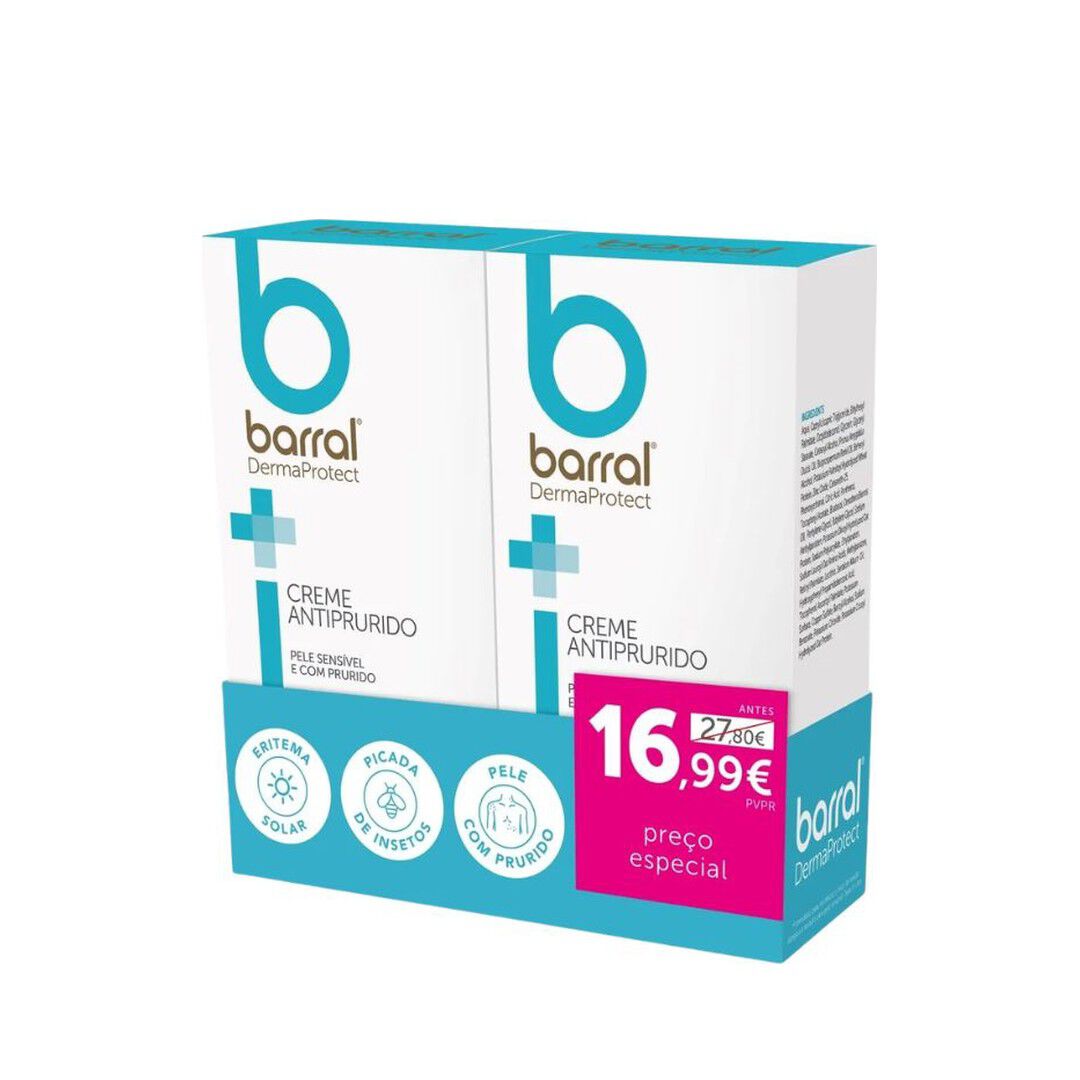 Pack Creme Anti-Prurido Dermaprotect 2x100ml - BARRAL -  - Imagem 1