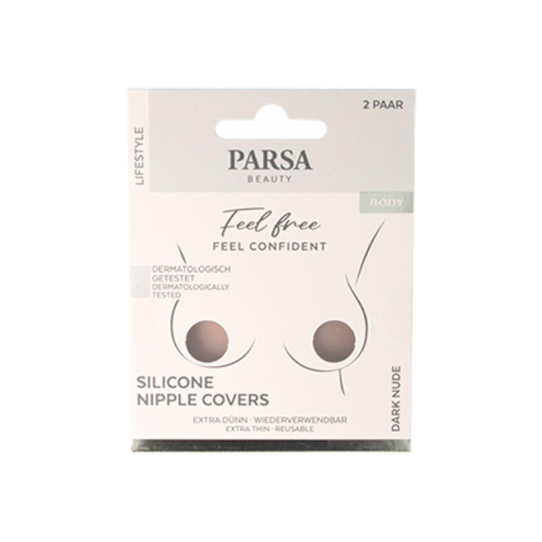 Silicone Nipple Covers dark nude - PARSA BEAUTY - PARSA ACESSORIOS - Imagem 1