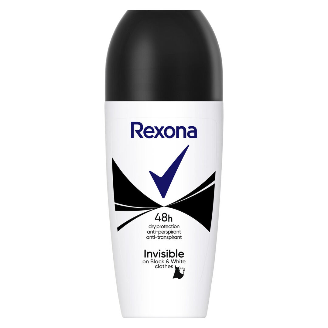 Desodorizante Roll-on Invisible Black+White 48H - REXONA -  - Imagem 1