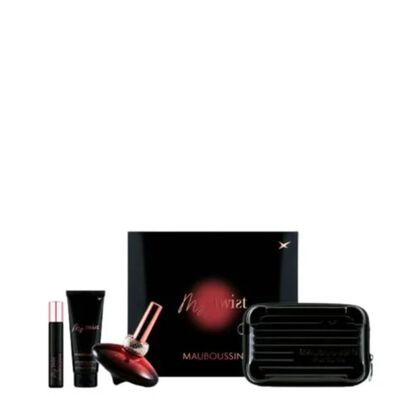 MY TWIST PRESTIGE SET 2024 ( EDP 90 ml + 75 ml BL + 20 ml EDP+ Pouch) - Mauboussin - My Twist - Imagem