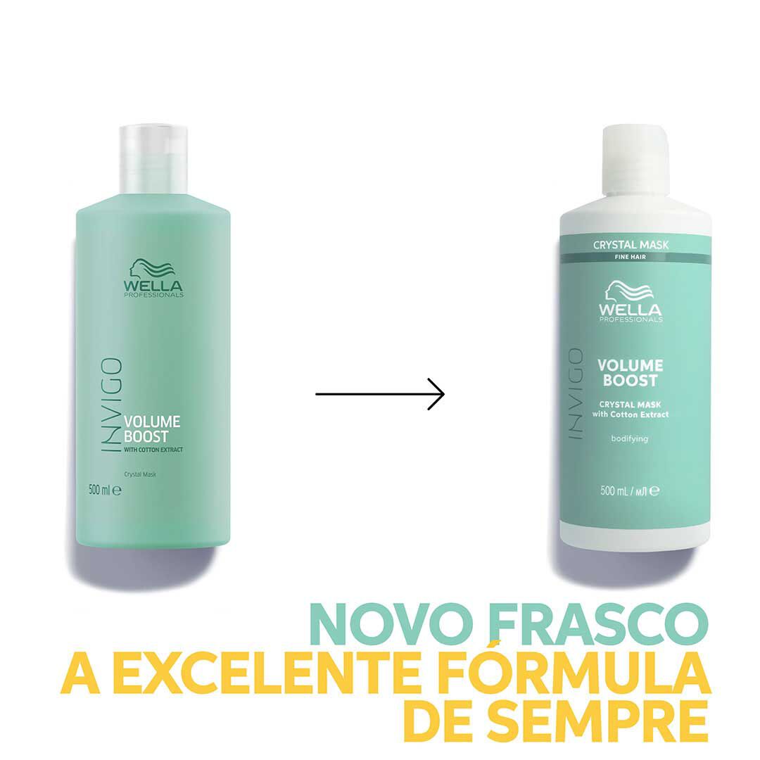 Volume Boost - Crystal Mask - WELLA HAIR CARE - Invigo - Imagem 2 Volume Boost - Crystal Mask - WELLA HAIR CARE - Invigo - Imagem 2