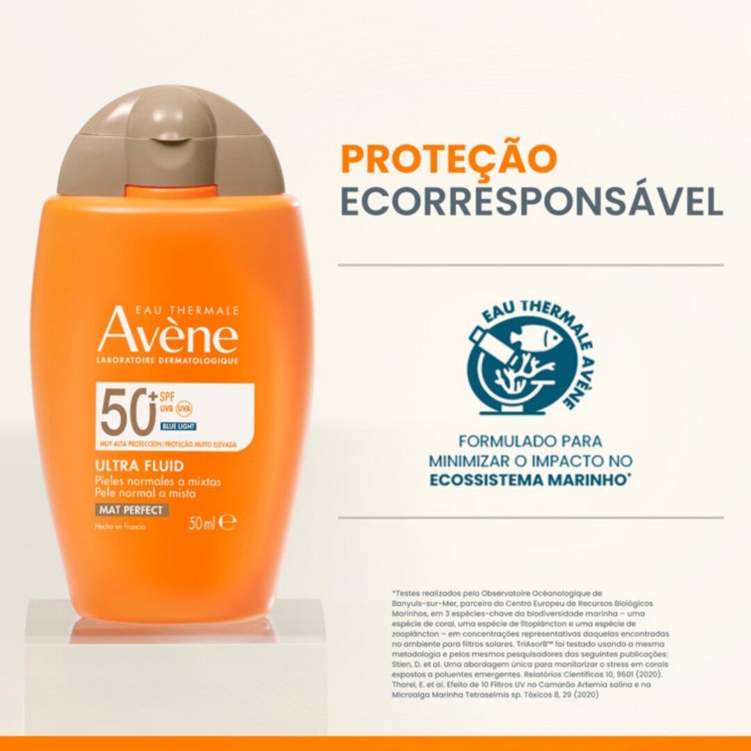 Protetor Solar Ultra Fluid Mat Perfect sem Perfume SPF50 - AVENE -  - Imagem 3