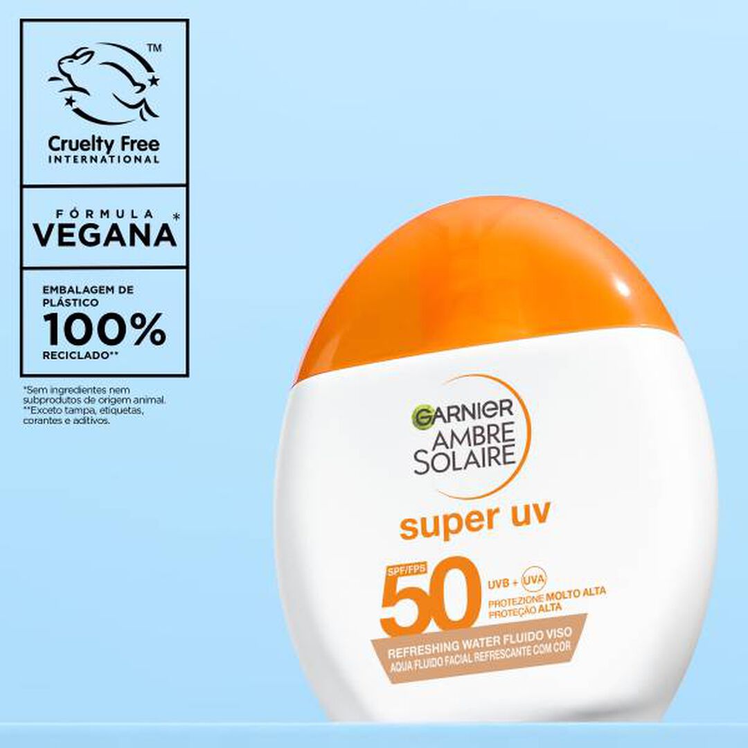 Super UV Vitamina C - Water Refresh Tinted - GARNIER AMBRE SOLAIRE - AMBRE SOLAIRE - Imagem 20