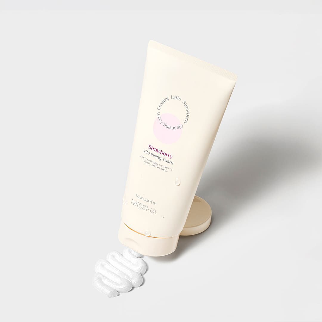 Espunma de Limpeza Creamy Latte - Morango - Missha -  - Imagem 2