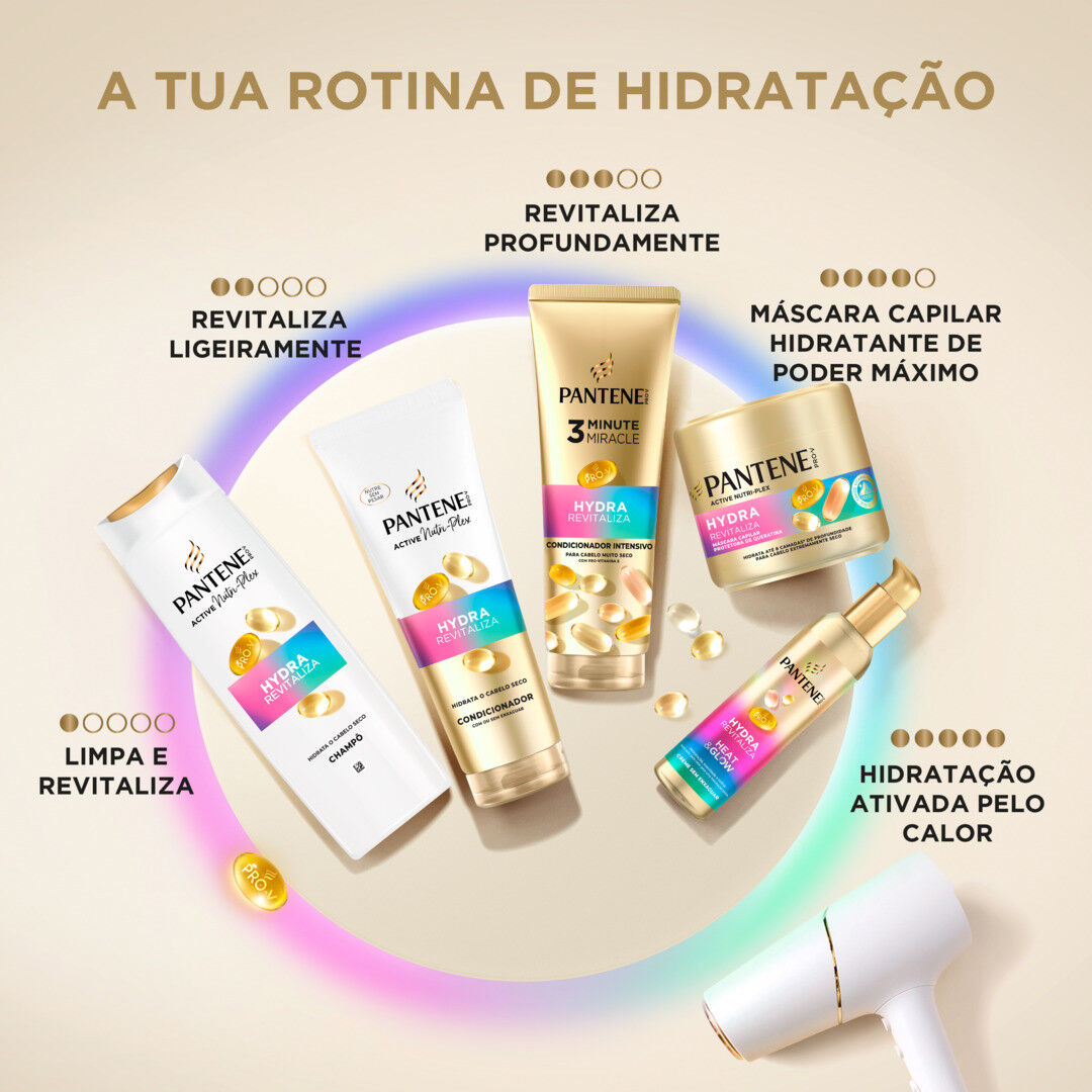 PANTENE MASCARA HYDRA REVITALIZA 300ML - PANTENE -  - Imagem 3