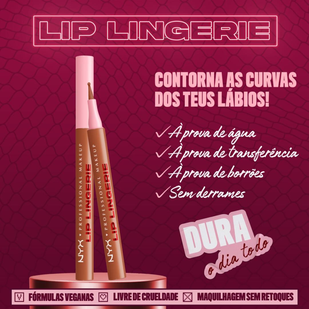 Lip Lingerie - Lip Liner Stain - NYX Professional Makeup - Lip Lingerie - Imagem 10