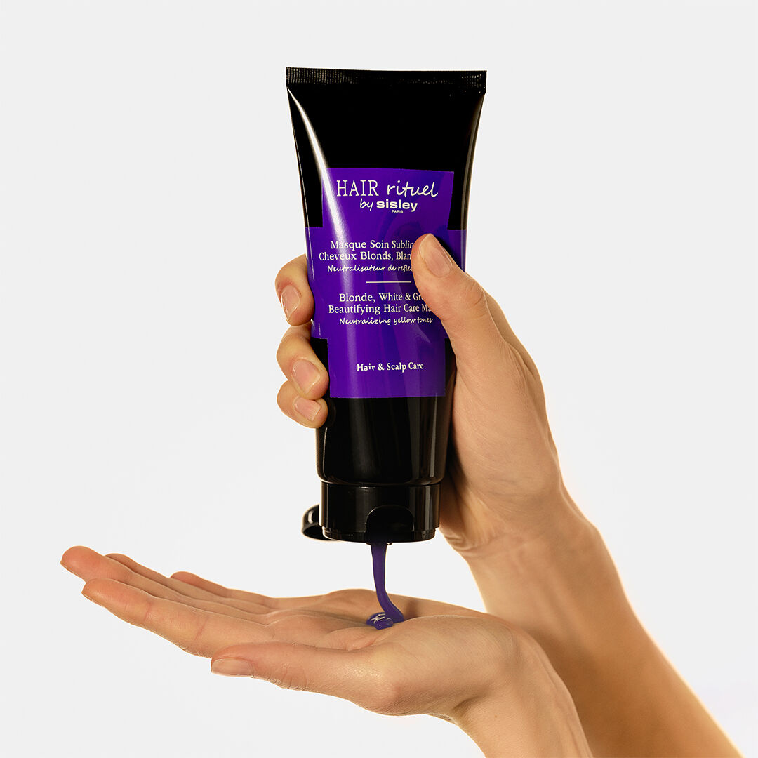 Masque Soin Sublimateur Cheveux Blonds, Blancs et Gris - Hair Rituel by Sisley Paris - Sisley Cabelos - Imagem 4