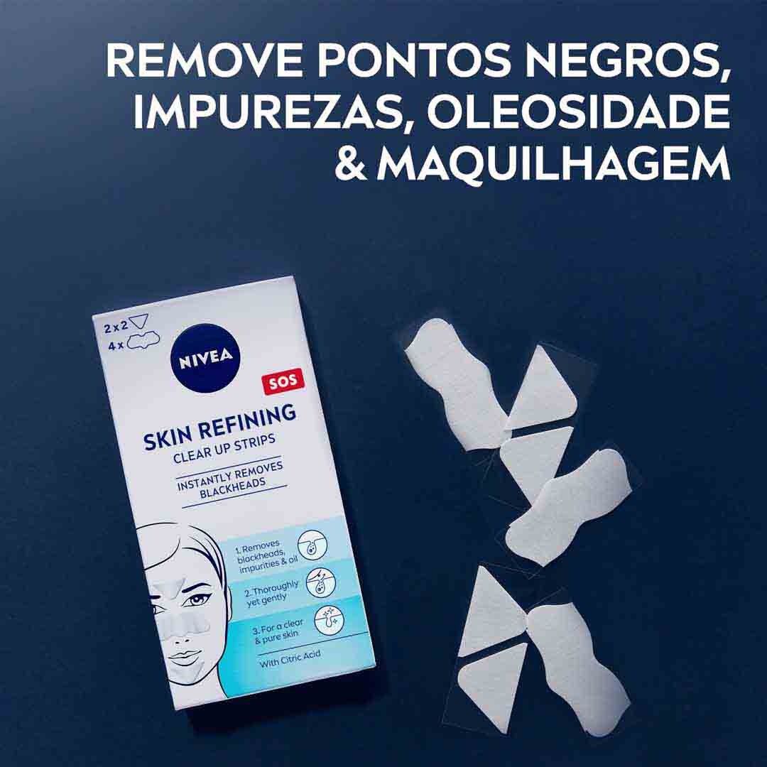 Tiras Anti Pontos Negros - Clear-Up Strip - NIVEA -  - Imagem 4