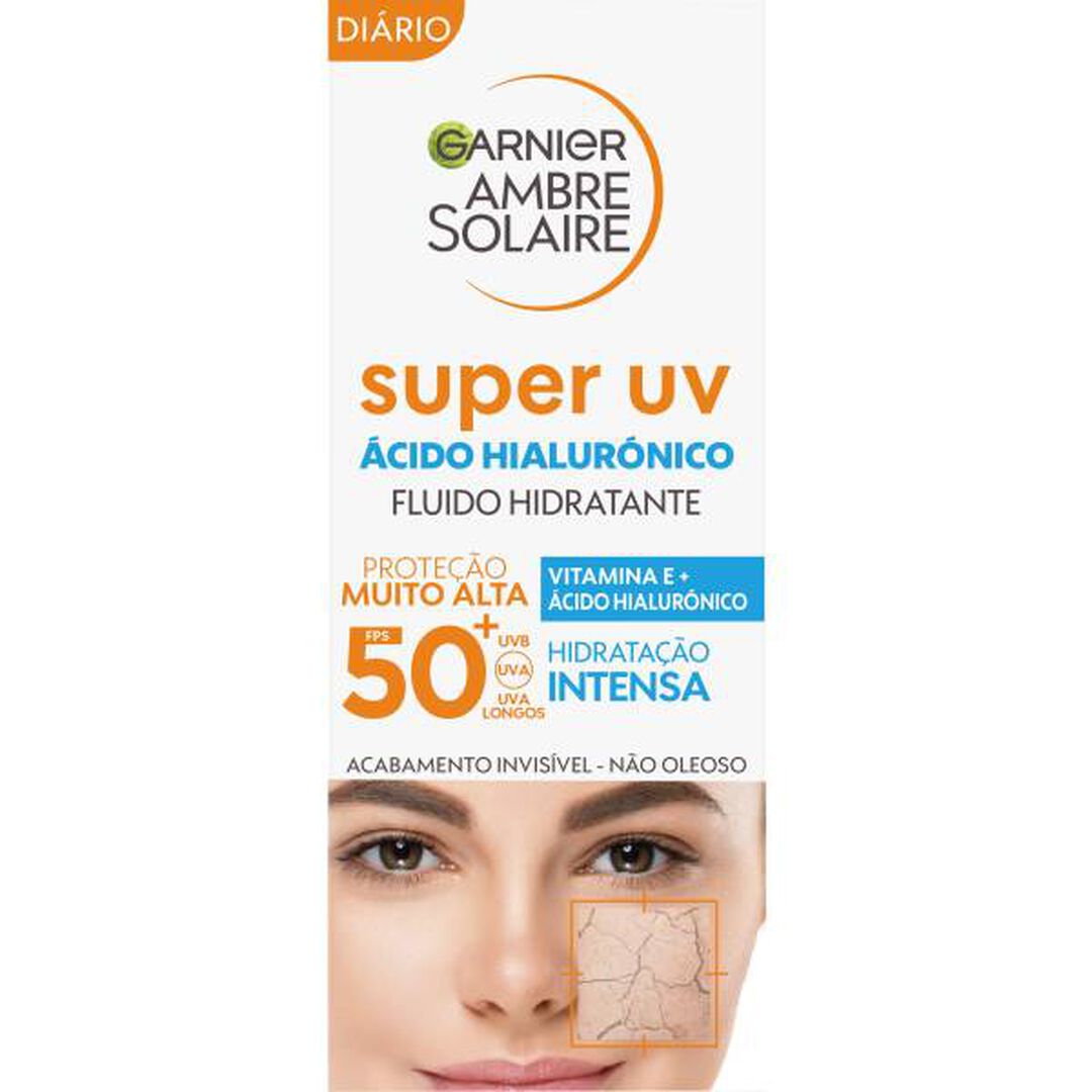 Flu&iacute;do Hidratante Di&aacute;rio Super UV SPF50+ - GARNIER AMBRE SOLAIRE - AMBRE SOLAIRE - Imagem 2